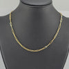 18K Gold Paper Clip Chain 2.2g