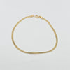 18k Flat Chain Bracelet 0.90g