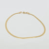 18K Herring Bone Bracelet 2.2g