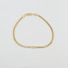 18k Herringbone 2mm Bracelet 1g