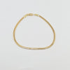 18K Herringbone 2mm Bracelet 3.3g