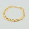 18K Gold Multi Link Bracelet 4.6g