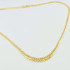 18k Flat Tight Curb Necklace 9g