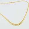 18k Flat Tight Curb Necklace 9g