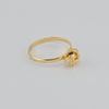 18K Gold Knott S7.75 Ring 1.3g