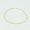 18K Paper Clip Mini Bracelet 1g