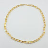18K Gold Rectangle Link Chain 21.2g