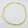 18K Gold Rectangle Link Chain 21.2g