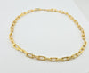18K Gold Rectangle Link Chain 21.2g