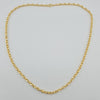 18K Gold  Puffy Mariner Chain 13.8