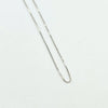 18k Ultra Thin White Gold Chain 0.90g