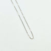 18k Ultra Thin White Gold Chain 0.90g