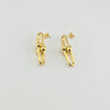 18K Gold Mini Hardwear Earrings 1.7g