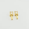 18k Hardwear Hinged Back Earrings 4.1g