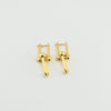18k Hardwear Hinged Back Earrings 4.1g