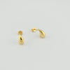 18K Gold Mini Tear Drop  Earrings 1g