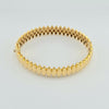 18K Gold Spiked 12mm Bangle 17.5g