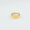 18K Gold Spiked S6.5 Ring 2.2g