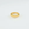 18K Gold Spiked S6.5 Ring 2.2g
