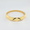 18K Hex Bangle 15.8g