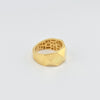 18K Gold Hex S5.75 Ring 3.6g