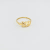 18k Leaf S7.75 Ring 1.4g