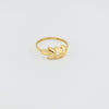 18K Gold Leaf S8 Ring 1.4g