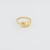 18K Gold Leaf S8 Ring 1.4g