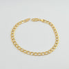 18K Gold Curb 5mm Bracelet 3.6g