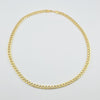 18K Gold 6.3 mm Curb Chain  14.3g