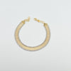 18k 2Toned Lace 10mm Bracelet 7.5g