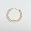 18K Gold 2 Tone Lace 8mm Bracelet 5.2g
