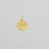 18K Gold Compass Pendent 1.4g
