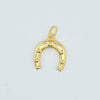 18k Large Horseshoe Pendant 1.6g