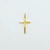 18k Mini Plain Cross Pendant 0.80g