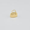 18K Gold Chic Purse Pendant 1.9g