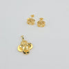 18K Gold Mini Flower Set 2.8g