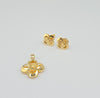 18K Gold Mini Flower Set 2.8g