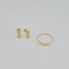 18K HEART EARING 1GR