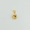 18k Small Love Knot Pendant 1.2g
