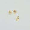 18K Gold Half Spiral Set 1.2g