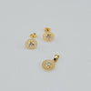 18K Gold Mini Spiral Set