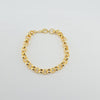18K Gold Rolo Bracelet 5.2g