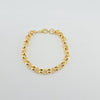 18K Gold Rolo Bracelet 5.2g