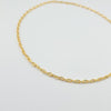 18K Gold Oval Link Chain 6.9g
