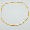18k Rope 4mm Chain 7.75g