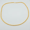 18K Gold Rope Chain 8.6g