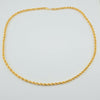 18k Rope 4mm Chain 7.75g