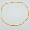 18K Gold Rope Chain 8.6g