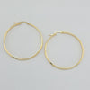18k Big Hoop Earrings 11g